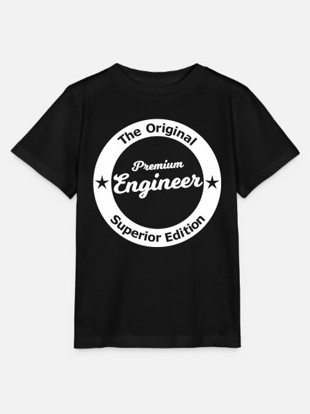 Premium Engineer Abzeichen - Stanley/Stella Kinder T-Shirt MINI CREATOR - Schwarz