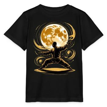 Tai Chi Zen Meditation – Chi Qigong Training - Stanley/Stella Kinder T-Shirt MINI CREATOR  - Schwarz - Vorne - Mikhail (115cm)