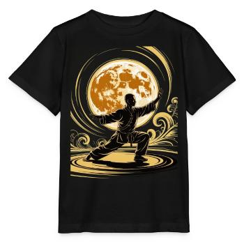 Tai Chi Zen Meditation – Chi Qigong Training - Stanley/Stella Kinder T-Shirt MINI CREATOR  - Schwarz - Vorne - Mikhail (115cm)