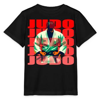 Judo - T-shirt bio MINI CREATOR Stanley/Stella Enfant - noir - Devant - Mikhail (115cm)