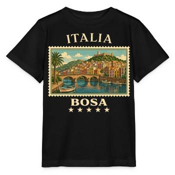 Italien Bosa Vintage Reisemarke - Stanley/Stella Kinder T-Shirt MINI CREATOR  - Schwarz - Vorne - Mikhail (115cm)