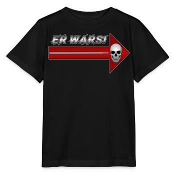 Düsterer Schädelpfeil mit Stab Er Wars - Stanley/Stella Kinder T-Shirt MINI CREATOR  - Schwarz - Vorne - Mikhail (115cm)