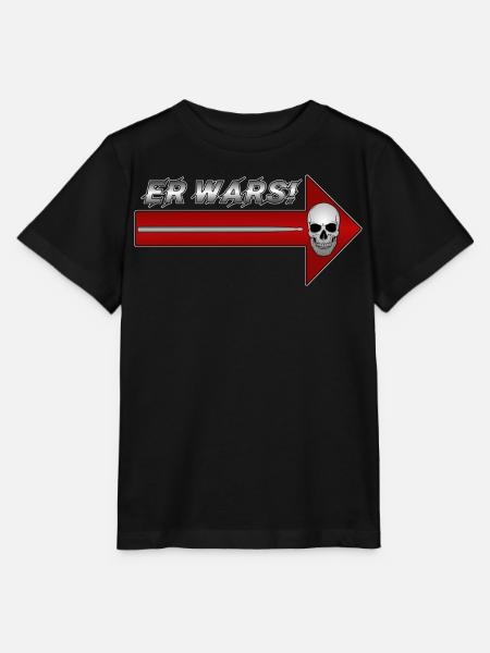 Düsterer Schädelpfeil mit Stab Er Wars - Stanley/Stella Kinder T-Shirt MINI CREATOR  - Schwarz