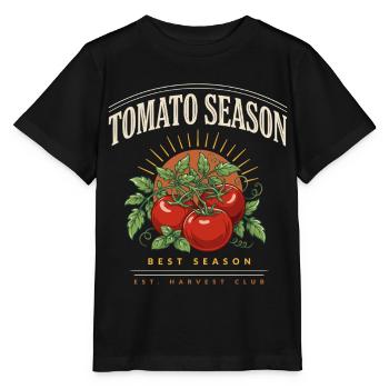 Tomato Season Harvest Club - Stanley/Stella MINI CREATOR Kids’ T-Shirt - black - Front - Mikhail (115cm)