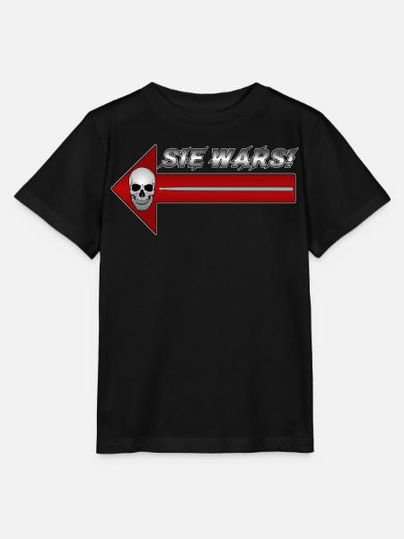 Skull Pfeil Parodie Design Sie wars - Stanley/Stella Kinder T-Shirt MINI CREATOR - Schwarz