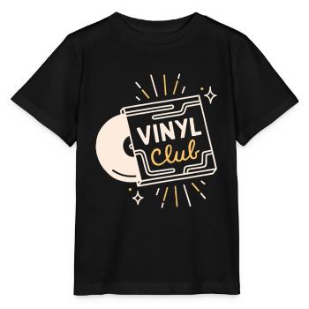 Vinyl club record lovers analog music - Stanley/Stella MINI CREATOR Kids’ T-Shirt - black - Front - Mikhail (115cm)