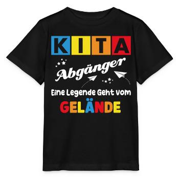 Kita-Abgänger Legende Geht Gelände - Stanley/Stella Kinder T-Shirt MINI CREATOR  - Schwarz - Vorne - Mikhail (115cm)