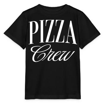 Pizza Crew - Stanley/Stella Kinder T-Shirt MINI CREATOR  - Schwarz - Vorne - Mikhail (115cm)