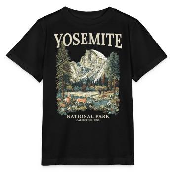Yosemite-Nationalpark-Souvenir - Stanley/Stella Kinder T-Shirt MINI CREATOR  - Schwarz - Vorne - Mikhail (115cm)