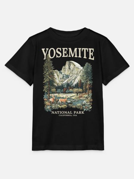 Yosemite-Nationalpark-Souvenir - Stanley/Stella Kinder T-Shirt MINI CREATOR  - Schwarz