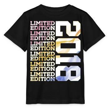 LIMITED EDITION 2018 - 8 JAHRE - 8. GEBURTSTAG - Stanley/Stella Kinder T-Shirt MINI CREATOR  - Schwarz - Vorne - Mikhail (115cm)