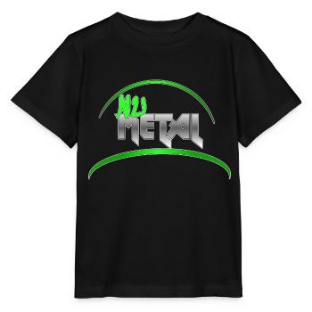 Nu Metal Toxic Green Cap Edition - Stanley/Stella Kinder T-Shirt MINI CREATOR  - Schwarz - Vorne - Mikhail (115cm)