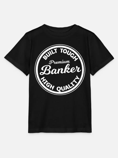 Premium Banker Abzeichen - Stanley/Stella Kinder T-Shirt MINI CREATOR  - Schwarz