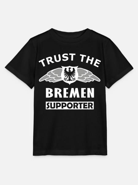 Vertraue dem Bremer Supporter - Stanley/Stella Kinder T-Shirt MINI CREATOR  - Schwarz