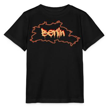 Berlin da city - Stanley/Stella Kinder T-Shirt MINI CREATOR  - Schwarz - Vorne - Mikhail (115cm)