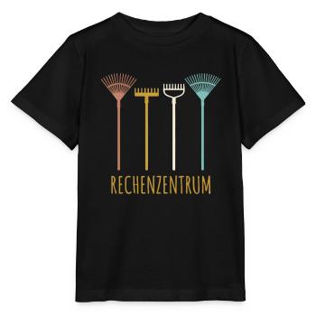 Gärtner Hobbygärtner Rechenzentrum - Stanley/Stella Kinder T-Shirt MINI CREATOR  - Schwarz - Vorne - Mikhail (115cm)