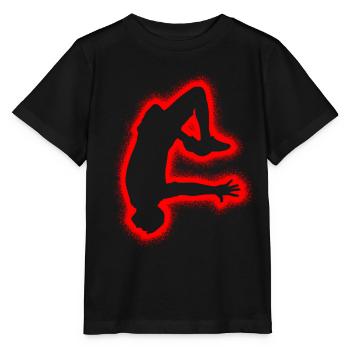 Freerunning Freerunner Herren Jungen Parkour - Stanley/Stella Kinder T-Shirt MINI CREATOR  - Schwarz - Vorne - Mikhail (115cm)