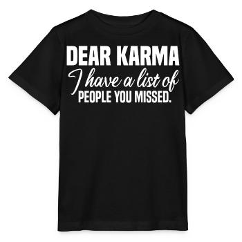 karma - Stanley/Stella Kinder T-Shirt MINI CREATOR  - Schwarz - Vorne - Mikhail (115cm)