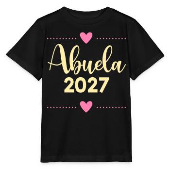 Baby 2017, spanische Großmutter - Stanley/Stella Kinder T-Shirt MINI CREATOR  - Schwarz - Vorne - Mikhail (115cm)