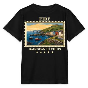 Irland Dingle Vintage Reisemarke - Stanley/Stella Kinder T-Shirt MINI CREATOR  - Schwarz - Vorne - Mikhail (115cm)