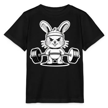 Pumpernickel Rabbit - Stanley/Stella MINI CREATOR Kids’ T-Shirt - black - Front - Mikhail (115cm)