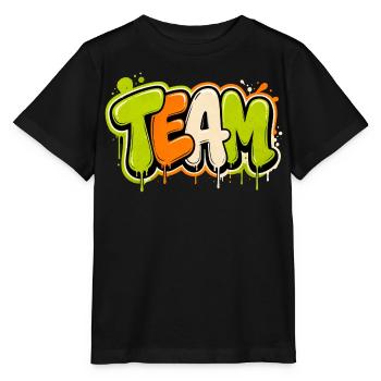 Team - Stanley/Stella MINI CREATOR Kids’ T-Shirt - black - Front - Mikhail (115cm)