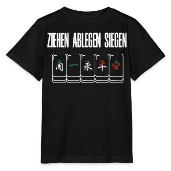 Ziehen Ablegen Siegen - Stanley/Stella Kinder T-Shirt MINI CREATOR  - Schwarz - Vorne - Mikhail (115cm)