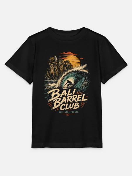 Bali Barrel Club Surf - Stanley/Stella Kinder T-Shirt MINI CREATOR - Schwarz