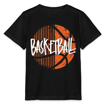 Basketball - Stanley/Stella MINI CREATOR Kids’ T-Shirt - black - Front - Mikhail (115cm)
