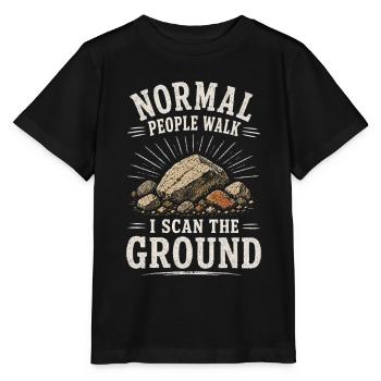 Stone Collector Rock Rock Geology - Stanley/Stella MINI CREATOR Kids’ T-Shirt - black - Front - Mikhail (115cm)