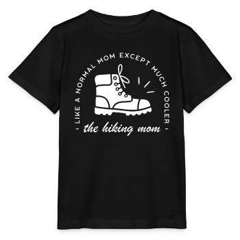 Wander-Mama Wandererin Mutter - Stanley/Stella Kinder T-Shirt MINI CREATOR  - Schwarz - Vorne - Mikhail (115cm)