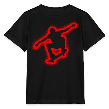 Skater Skate Skateboarder Jungen Kinder Skateboard - Stanley/Stella Kinder T-Shirt MINI CREATOR  - Schwarz - Vorne - Mikhail (115cm)