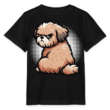 Bolonka Zwetna Bolonka Owner Bolonka Lovers - Stanley/Stella MINI CREATOR Kids’ T-Shirt - black - Front - Mikhail (115cm)