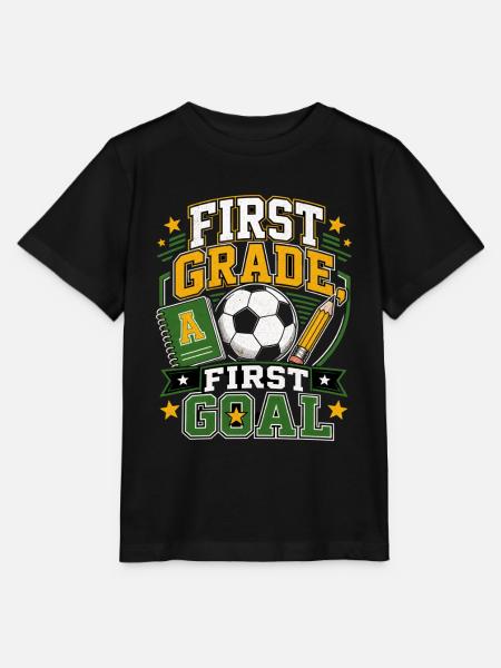 Einschulung Fußball - Stanley/Stella Kinder T-Shirt MINI CREATOR  - Schwarz