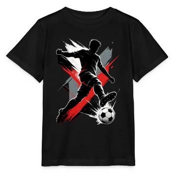 Soccer Players - Stanley/Stella MINI CREATOR Kids’ T-Shirt - black - Front - Mikhail (115cm)