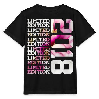 LIMITED EDITION 2018 - 8 YEARS - 8TH BIRTHDAY - Stanley/Stella MINI CREATOR Kids’ T-Shirt - black - Front - Mikhail (115cm)