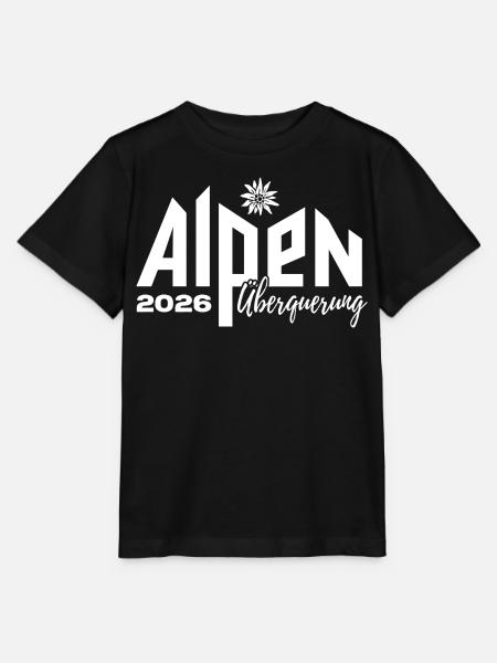 Alpen Überquerung 2026 - Wandern - Stanley/Stella Kinder T-Shirt MINI CREATOR  - Schwarz