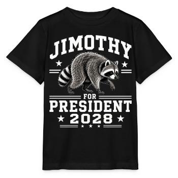 Jimothy as President 2028 - Stanley/Stella MINI CREATOR Kids’ T-Shirt - black - Front - Mikhail (115cm)