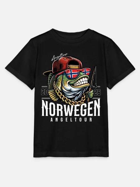 Norwegen Angeltour 2026 - Stanley/Stella Kinder T-Shirt MINI CREATOR  - Schwarz