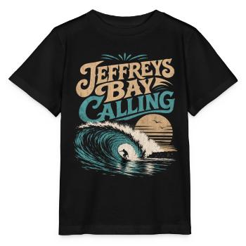 Jeffreys Bay Surfing - Stanley/Stella MINI CREATOR Kids’ T-Shirt - black - Front - Mikhail (115cm)