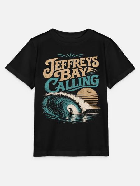Jeffreys Bay Surfen - Stanley/Stella Kinder T-Shirt MINI CREATOR - Schwarz