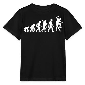 Skateboard Evolution Men's and Boys' Skatboarder - Stanley/Stella MINI CREATOR Kids’ T-Shirt - black - Front - Mikhail (115cm)