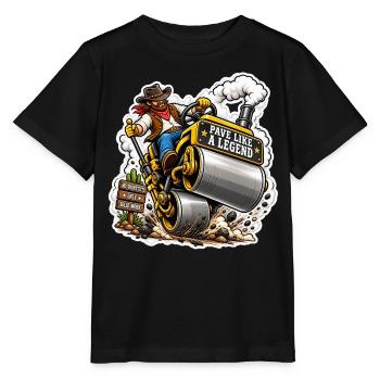 Pope Like a Legend - Stanley/Stella MINI CREATOR Kids’ T-Shirt - black - Front - Mikhail (115cm)