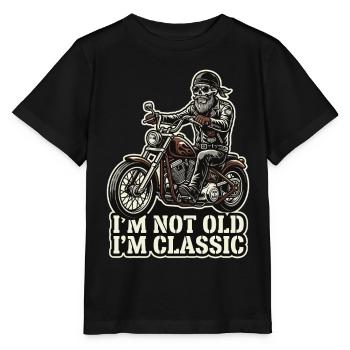 I'm not old, I'm classic | Biker | Motorcycling - Stanley/Stella MINI CREATOR Kids’ T-Shirt - black - Front - Mikhail (115cm)
