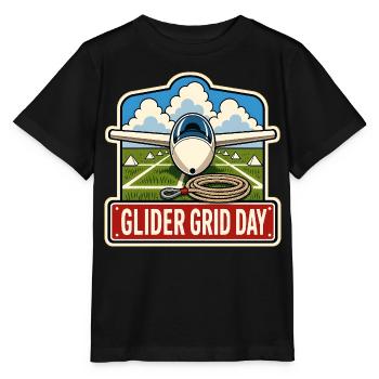 GLIDER GRID DAY - Stanley/Stella MINI CREATOR Kids’ T-Shirt - black - Front - Mikhail (115cm)