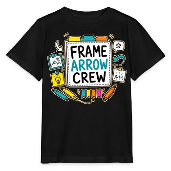 FRAME ARROW CREW - Stanley/Stella MINI CREATOR Kids’ T-Shirt - black - Front - Mikhail (115cm)