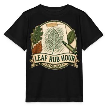 LEAF RUB HOUR - Stanley/Stella MINI CREATOR Kids’ T-Shirt - black - Front - Mikhail (115cm)