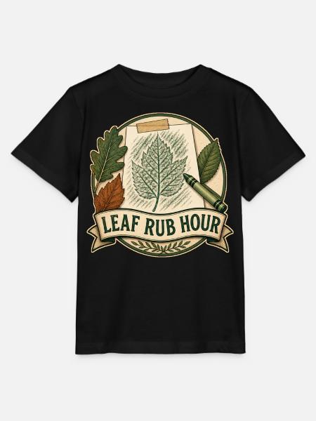 LEAF RUB HOUR - Stanley/Stella Kinder T-Shirt MINI CREATOR  - Schwarz