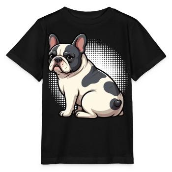 French Bulldog Frenchie Frenchie Owner - Stanley/Stella MINI CREATOR Kids’ T-Shirt - black - Front - Mikhail (115cm)