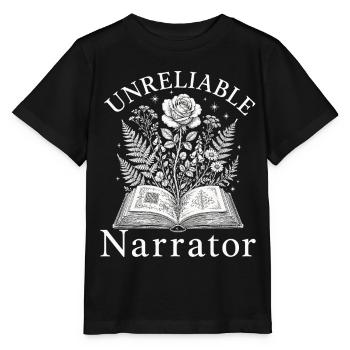 Unzuverlässiger Erzähler, Buchliebhaber, Autor - Stanley/Stella Kinder T-Shirt MINI CREATOR  - Schwarz - Vorne - Mikhail (115cm)